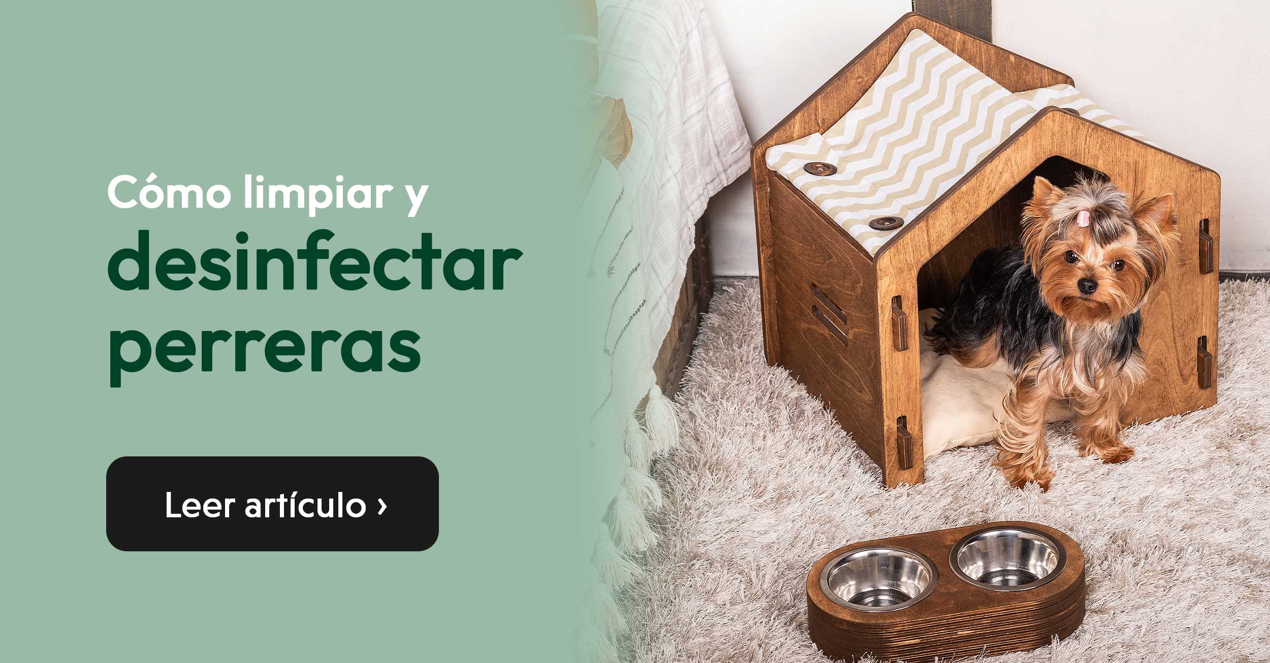 limpiar y desinfectar perreras