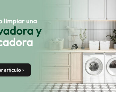 como limpiar una lavadora y secadora