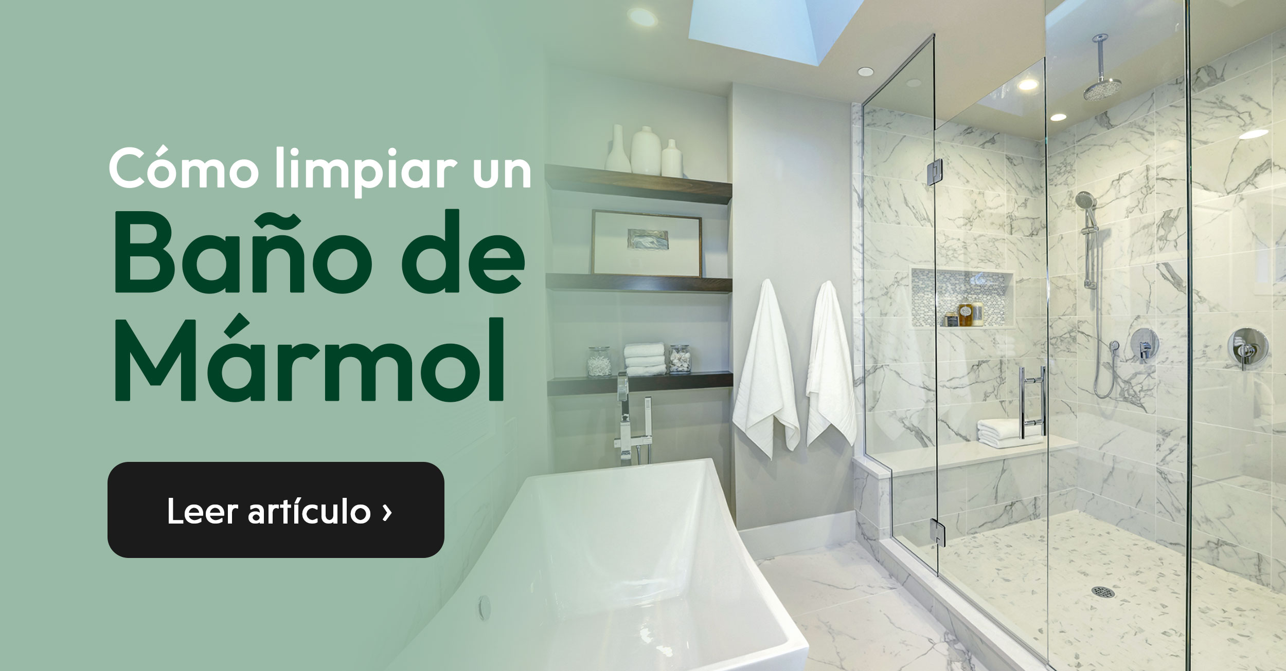 como limpiar baño de marmol