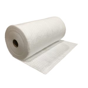 Rollo de Absorbente de Aceite Spunbond Blanco: Limpieza de Derrames Industriales